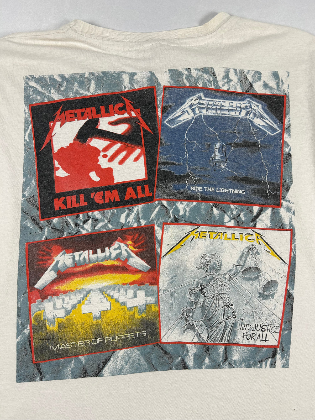 Metallica AND JUSTICE FOR ALL T-Shirt 1988
