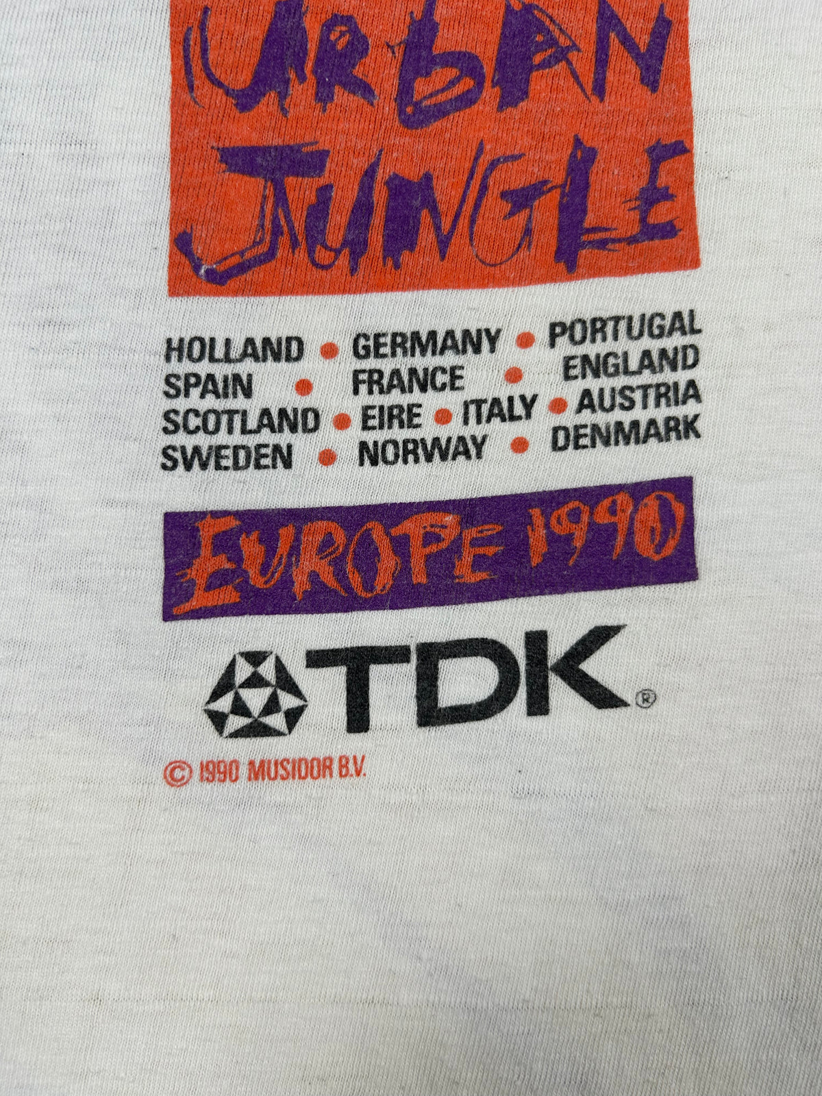 1990 Rolling Stones Urban Jungle Shirt