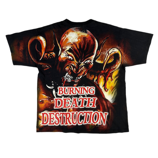 1999 Manowar Hell on Stage aop Shirt