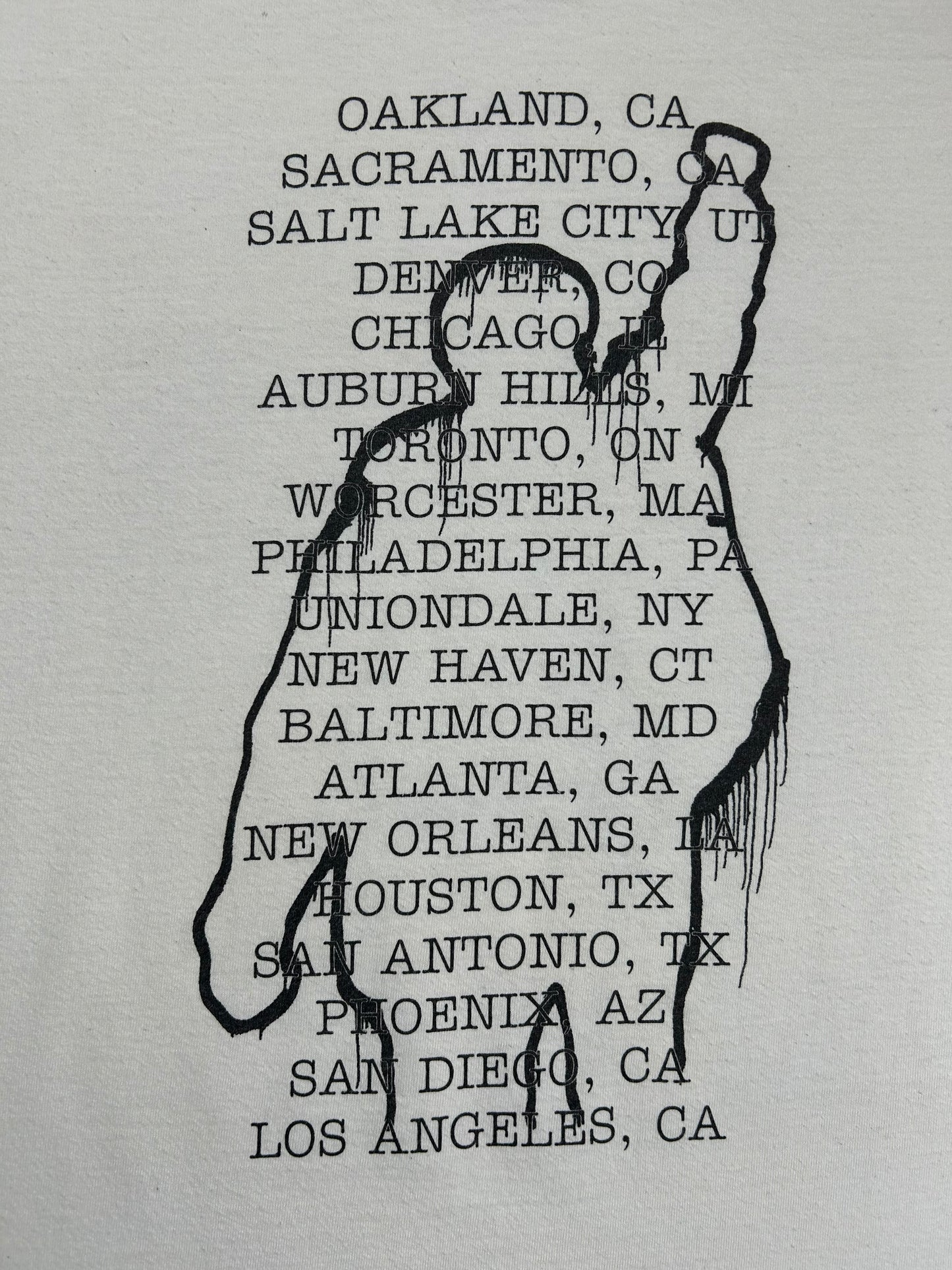 RATM 1999 THE BATTLE OF LOS ANGELES T-SHIRT