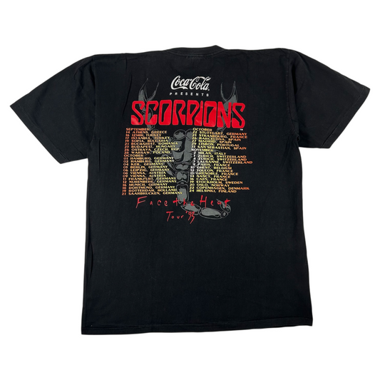 Vintage 1993 Scorpions Face the Heat Tour T-Shirt