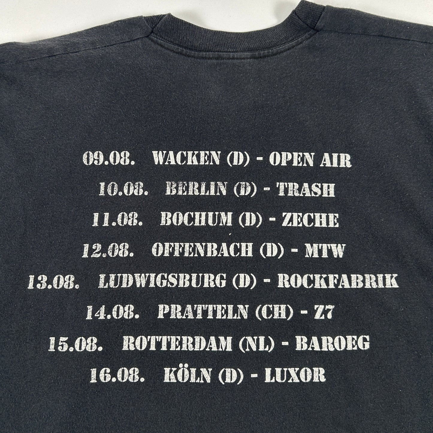 1997 Tank European Tour T-Shirt