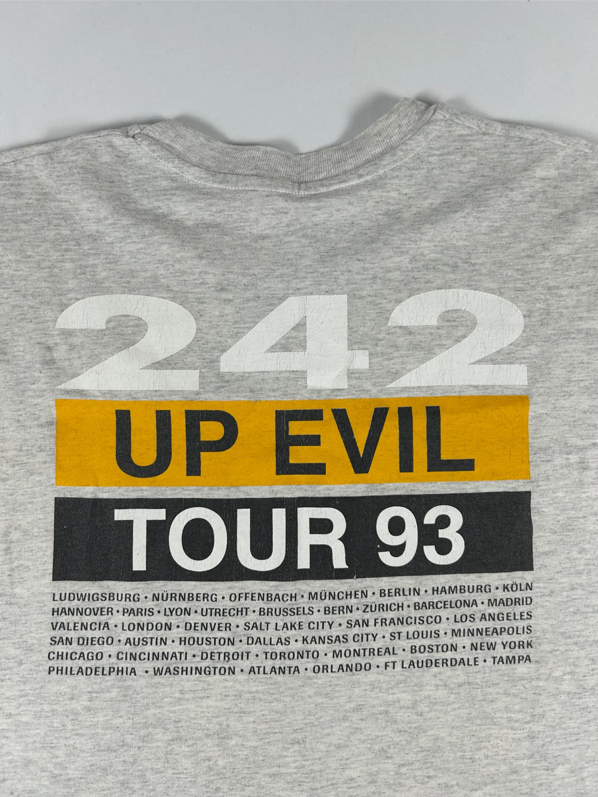 1993 Front 242 UP EVIL Tour T-Shirt