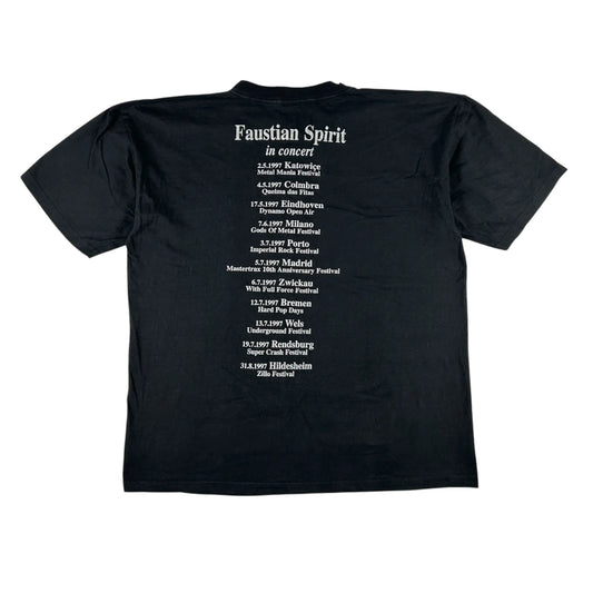 Vintage 1997 Moonspell Faustian Spirit Tour T-Shirt