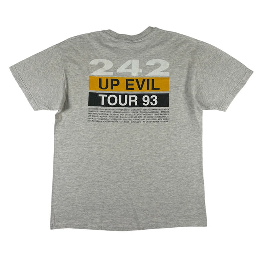 Vintage 1993 Front 242 UP EVIL Tour T-Shirt