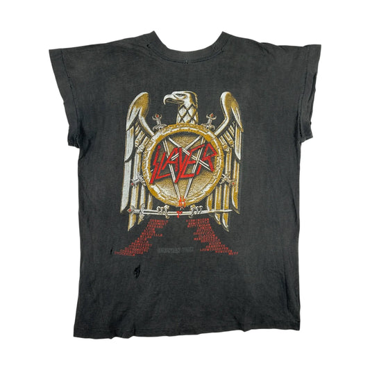 Vintage 1991 Slayer European Tour T-Shirt