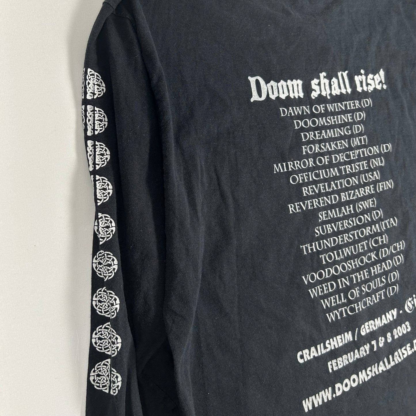 Vintage 2003 Doom shall rise! Festival Longsleeve