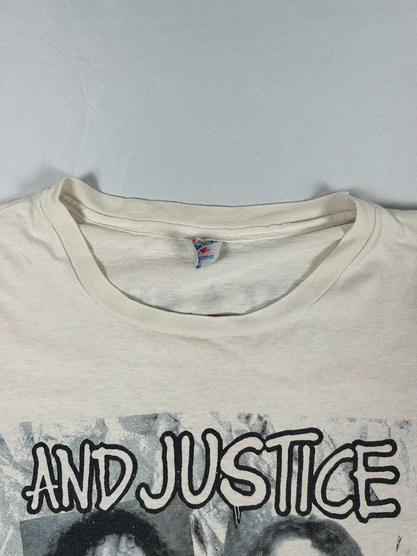 Metallica AND JUSTICE FOR ALL T-Shirt 1988