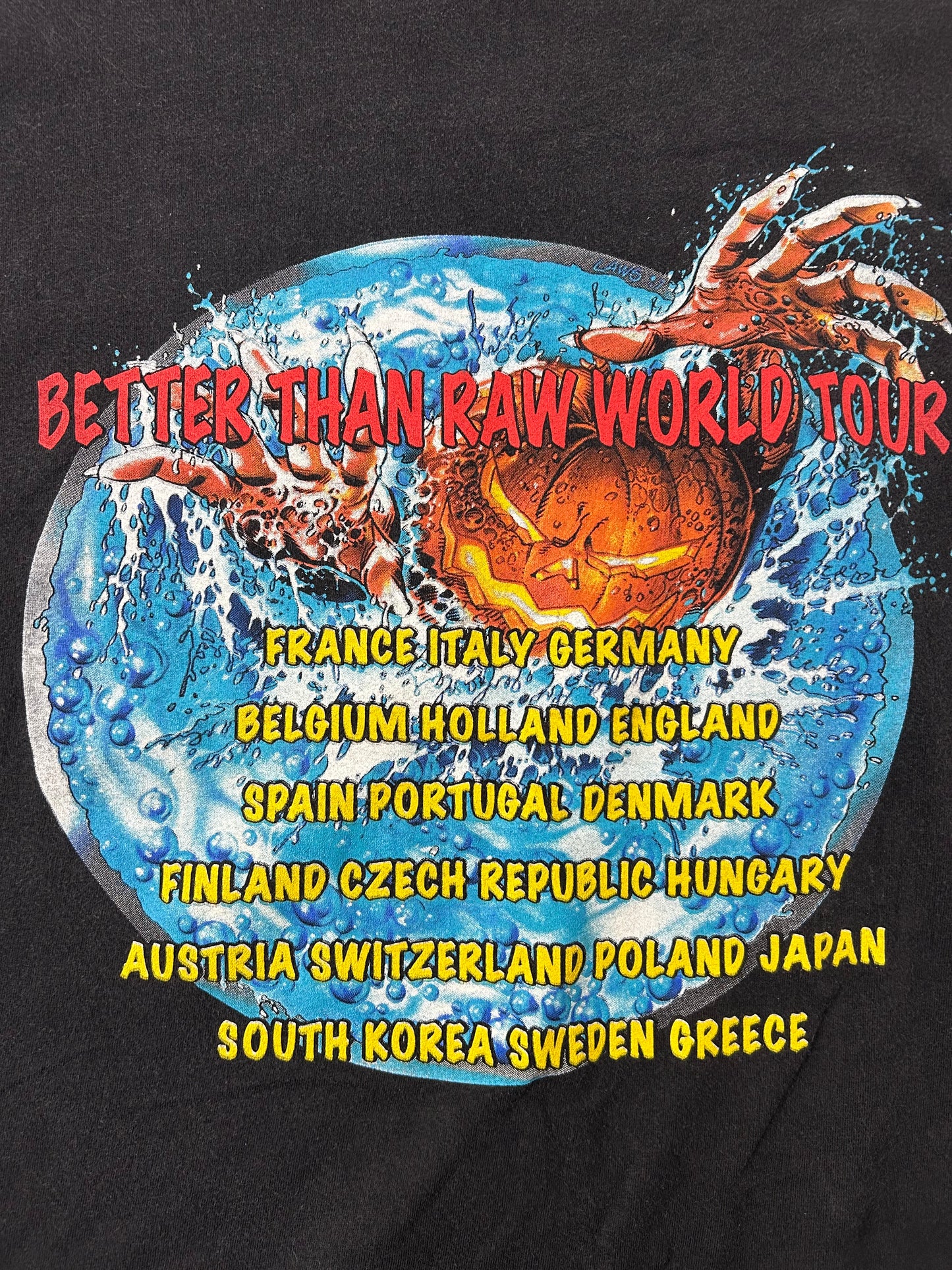 Vintage 1998 Helloween Better than raw Tour Shirt