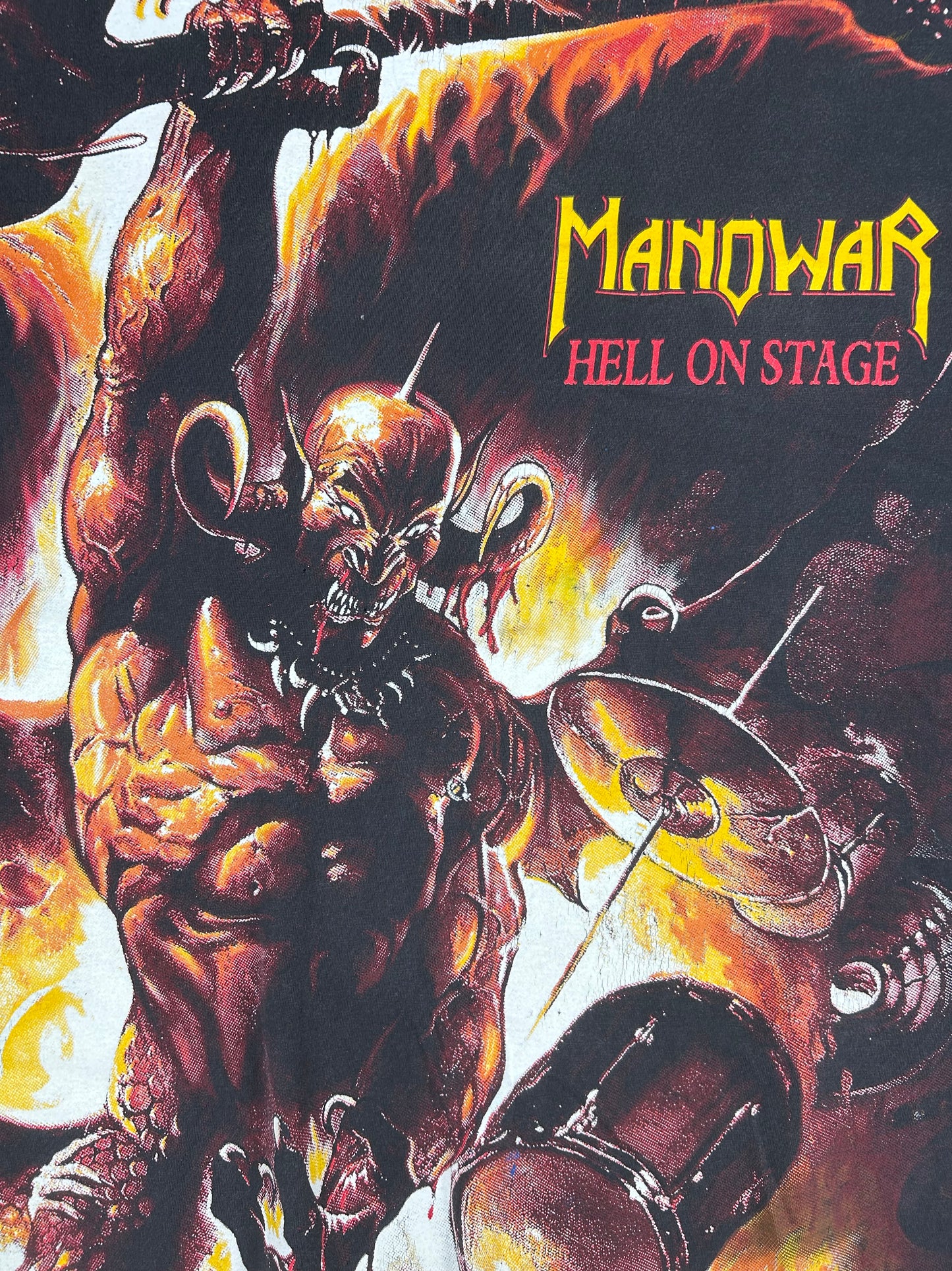 1999 Manowar Hell on Stage aop Shirt
