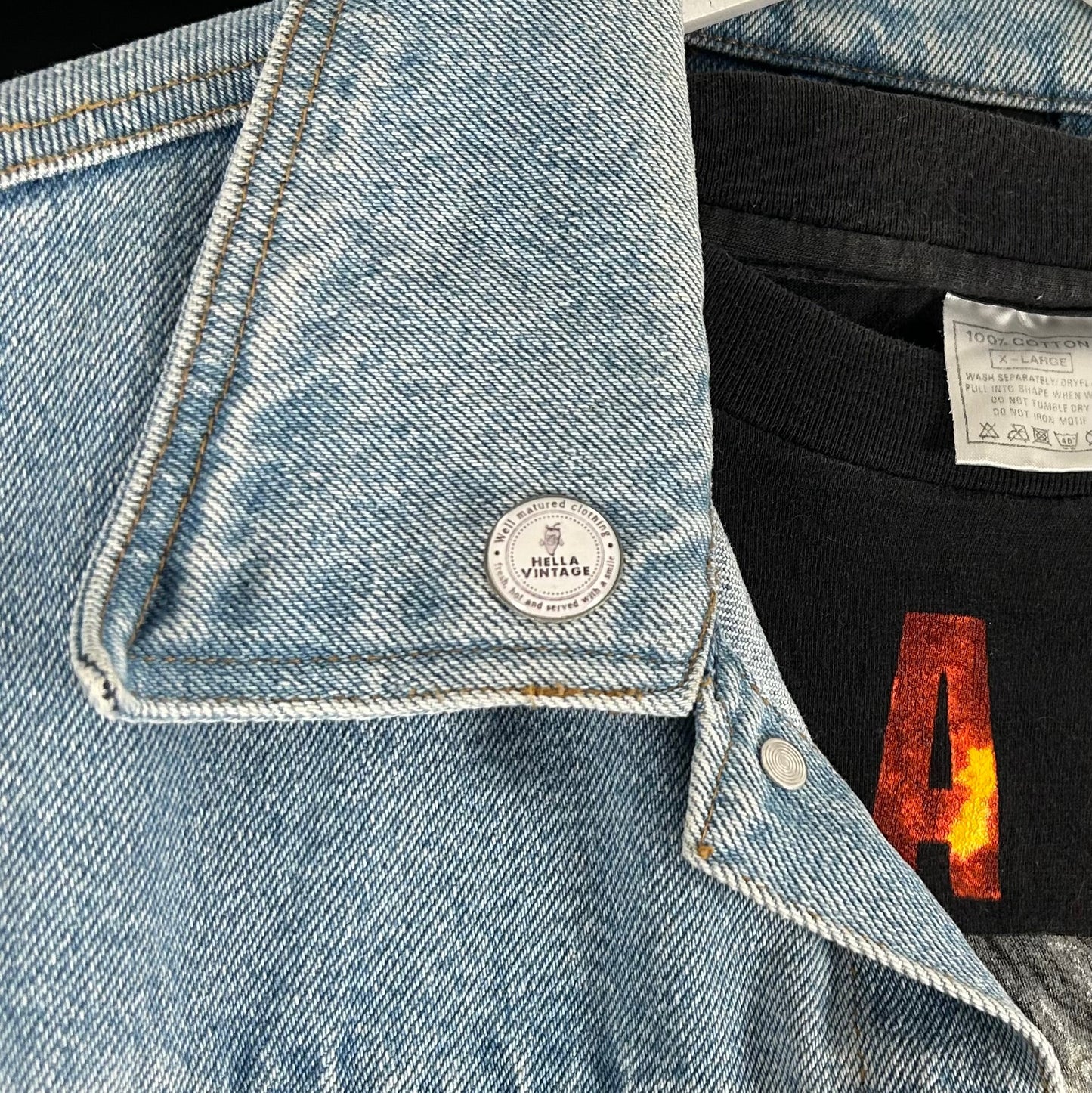 Hella Vintage 1st Logo Pin