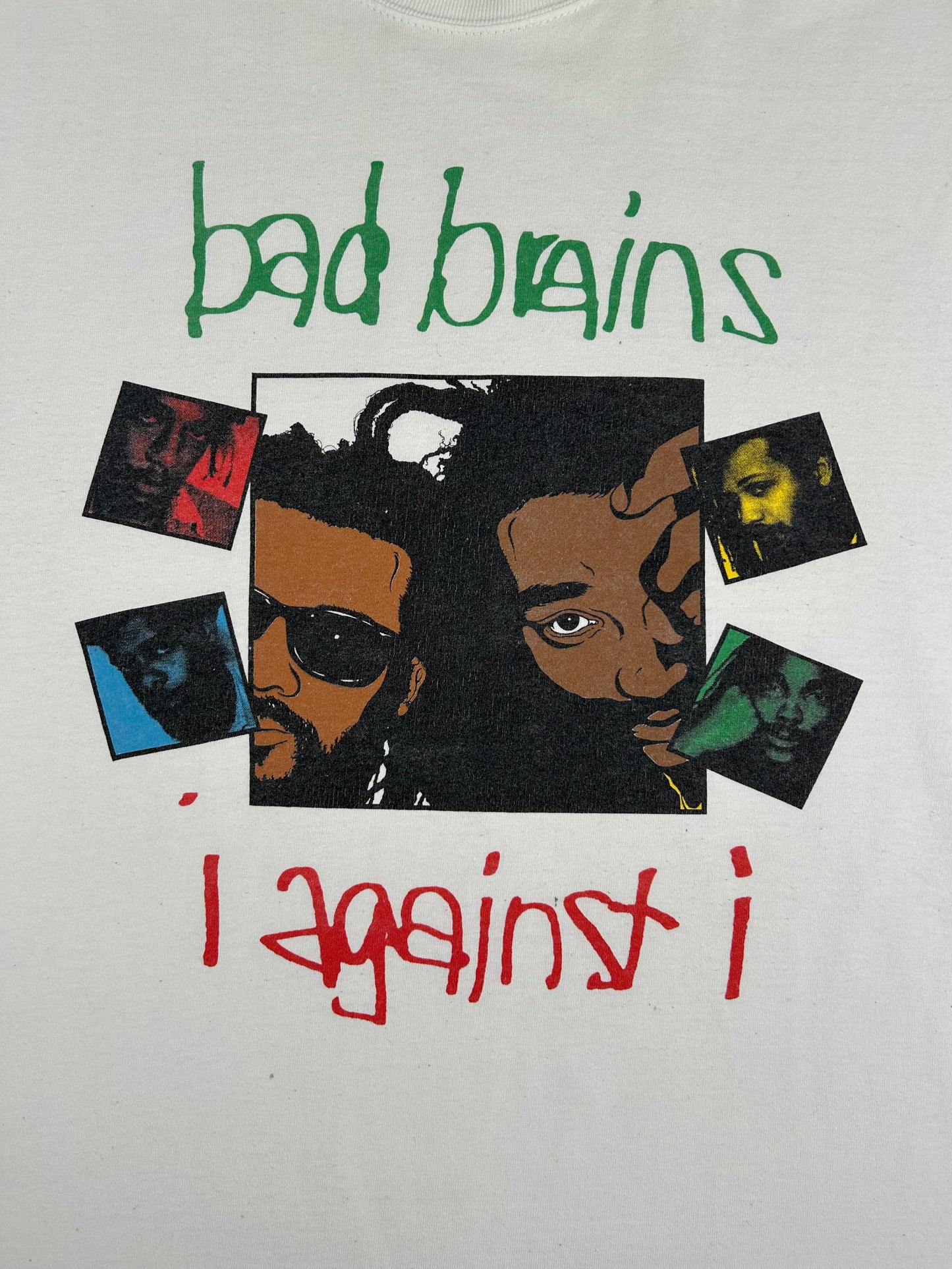 BAD BRAINS 90S I AGAINST I TEE - L