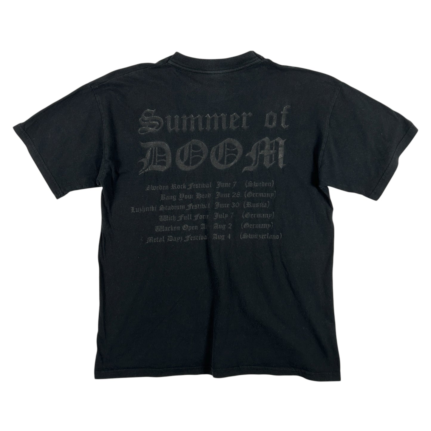 2002 Candlemass Summer of Doom Tour T-Shirt