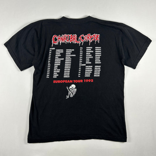 1992 Cannibal Corpse European Tour T-Shirt