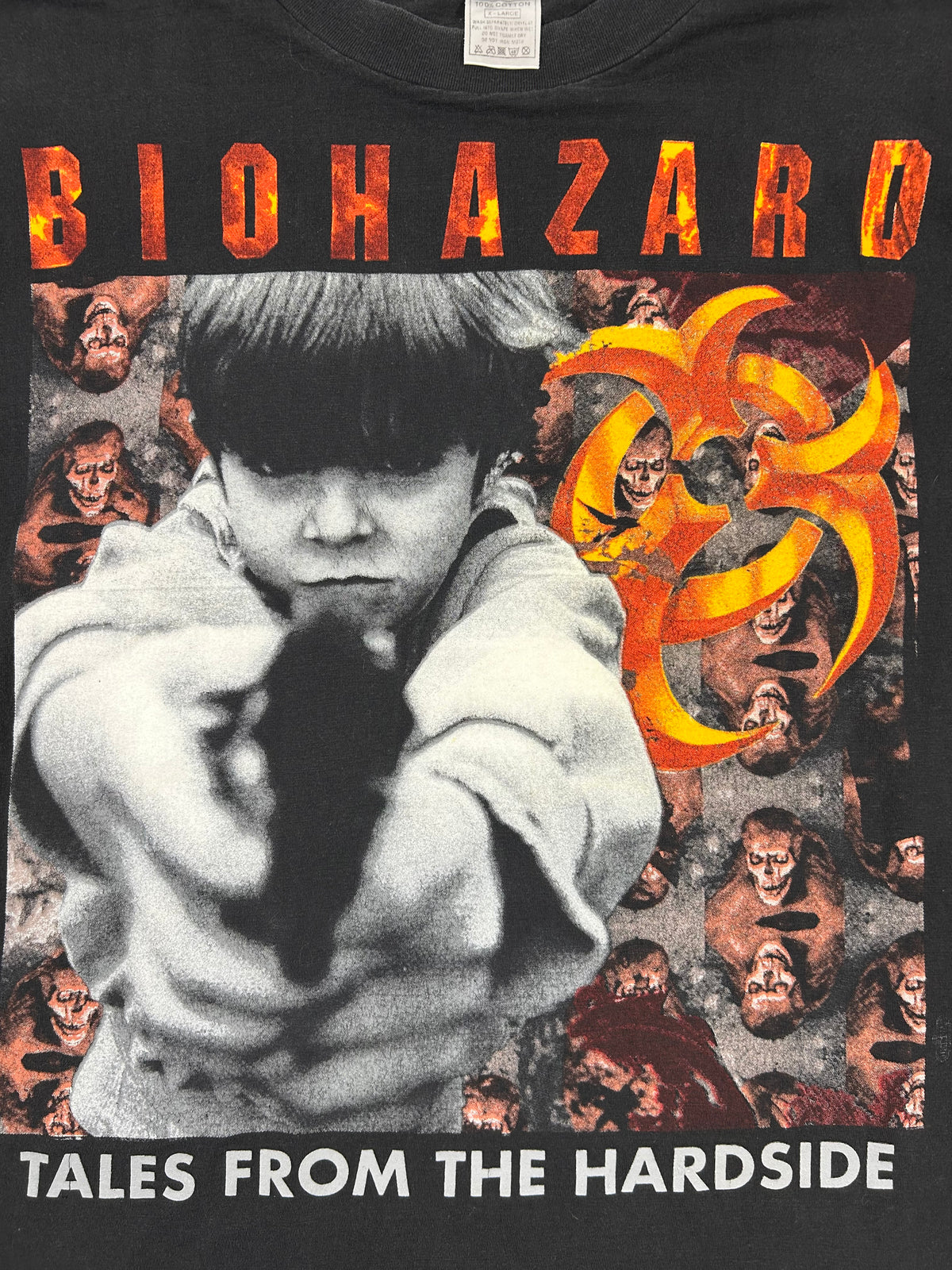 Vintage 90s Biohazard Tales From The Hardside Tour T-Shirt