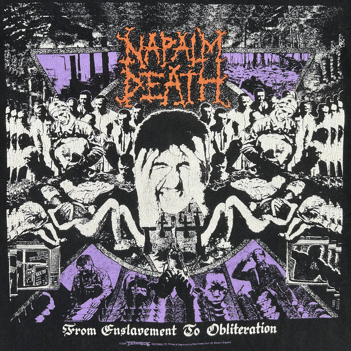 2004 Napalm Death from enslavement to obliteration Shirt