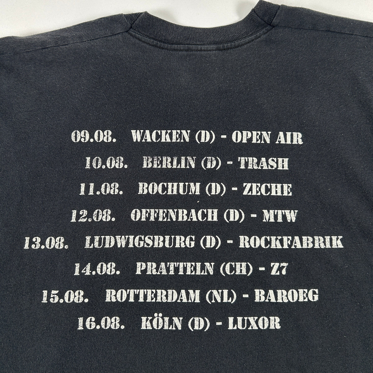 1997 Tank European Tour T-Shirt