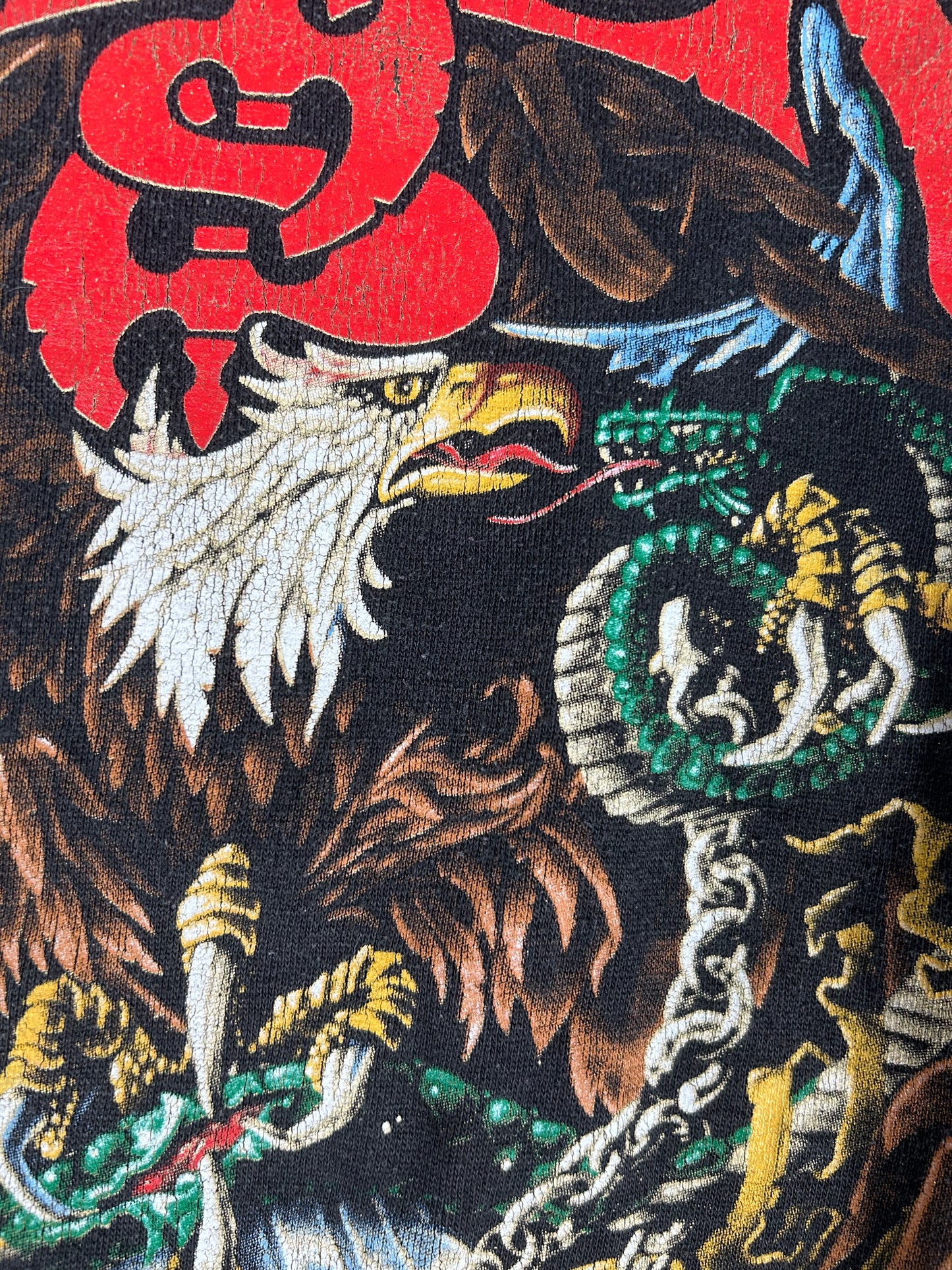 Vintage 1992 Saxon Forever Free Sweater