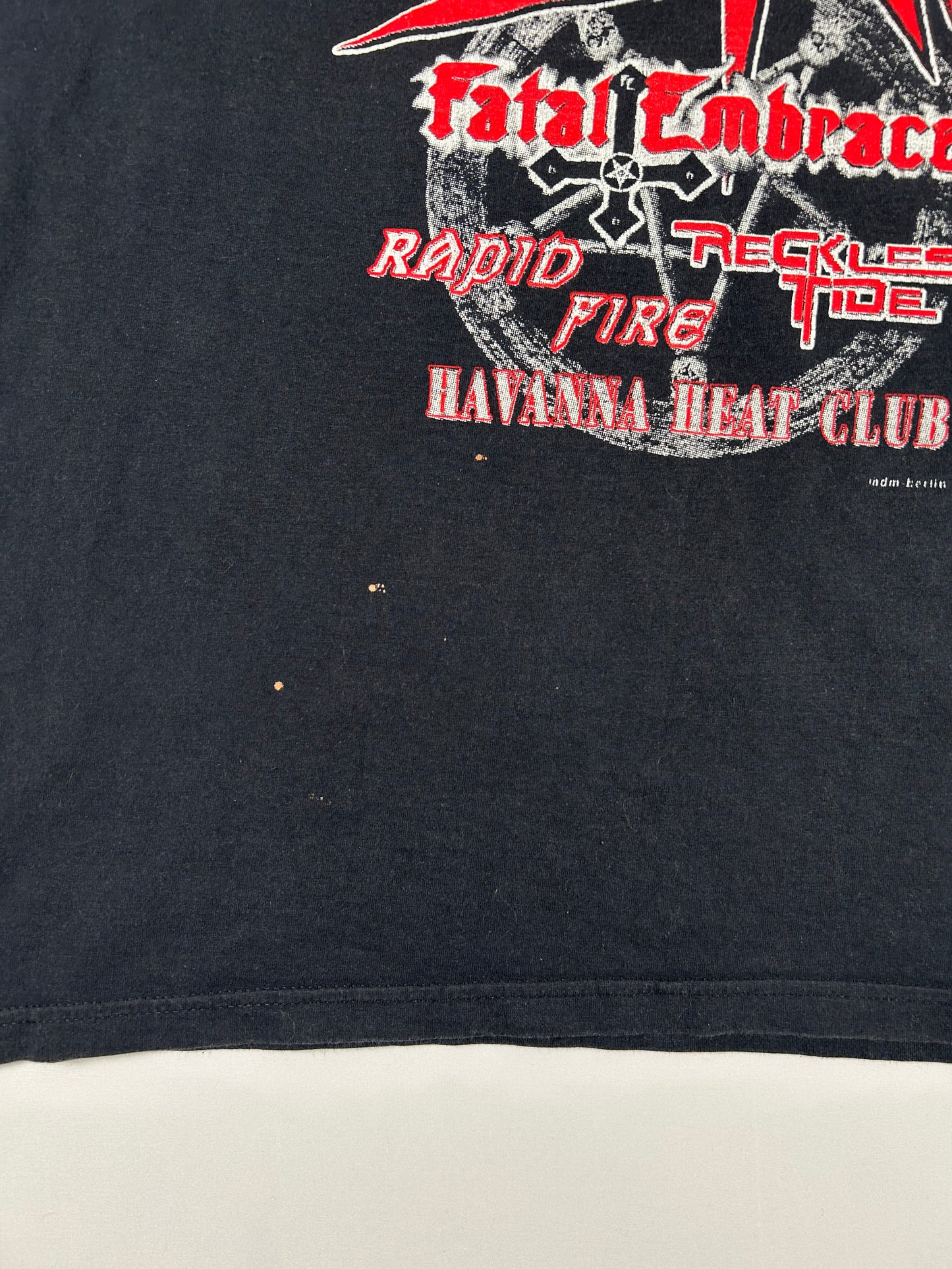2004 Sodom Fatal Embrace Shirt + Big Poster