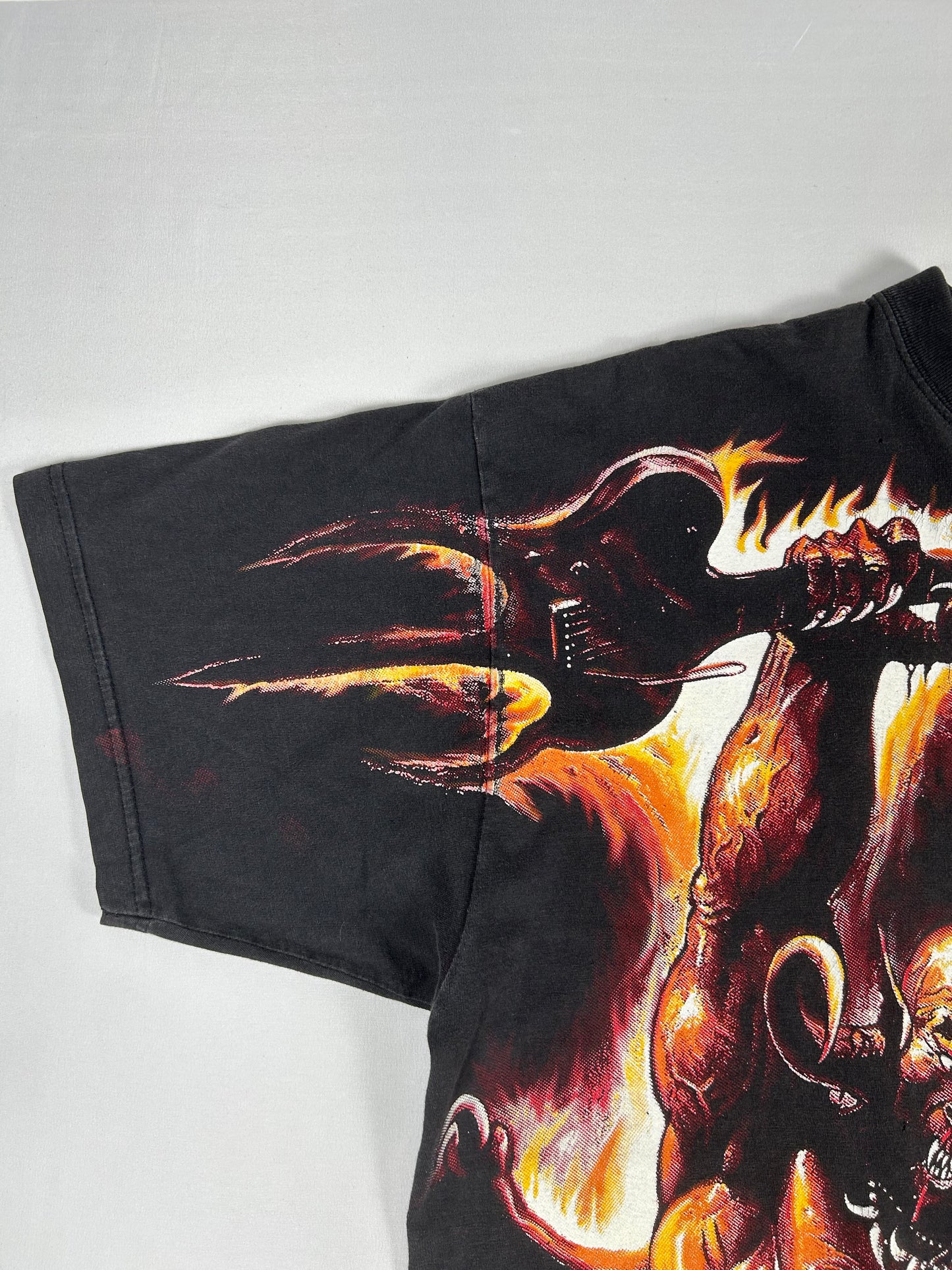 1999 Manowar Hell on Stage aop Shirt