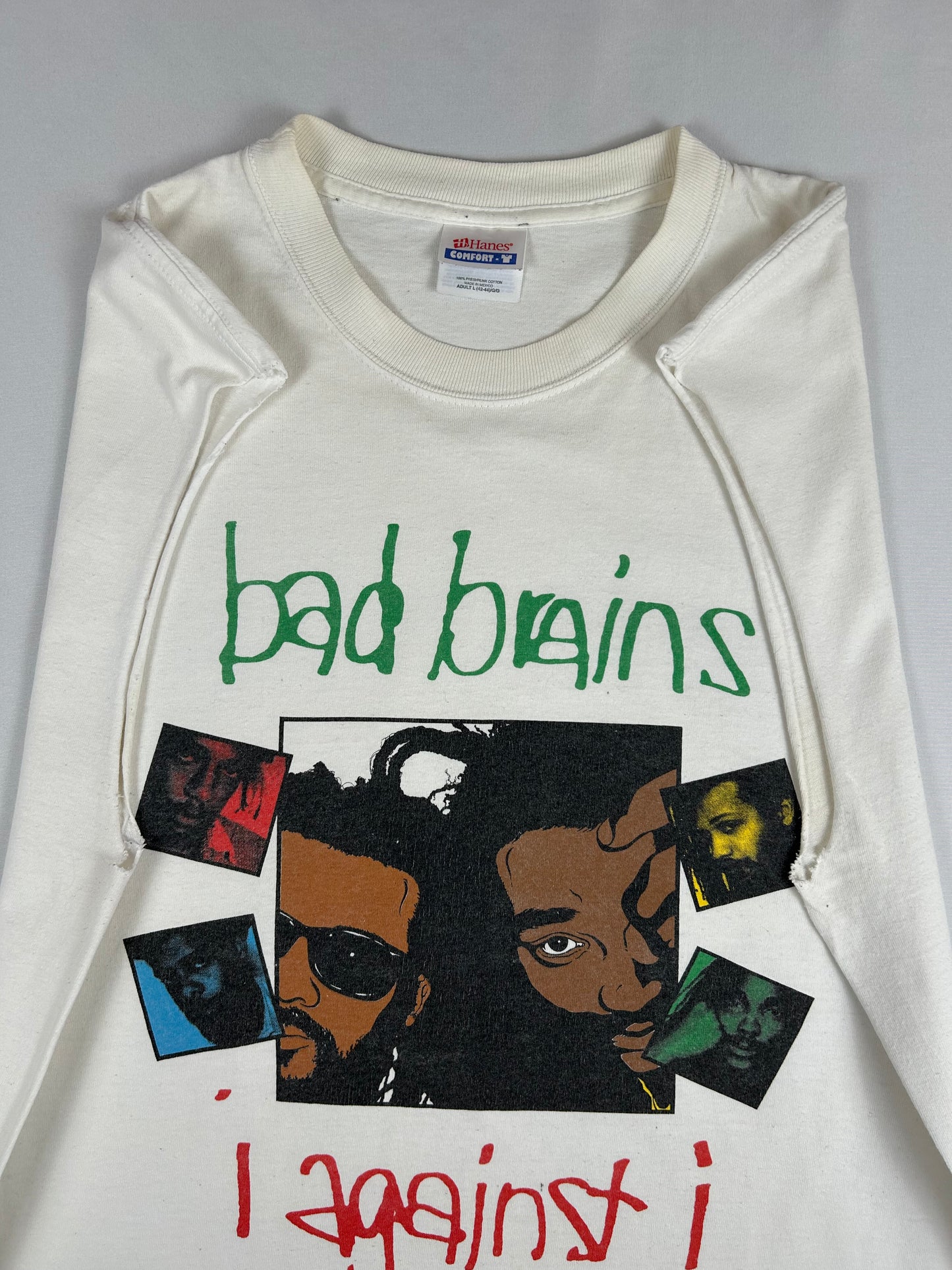 BAD BRAINS 90S I AGAINST I TEE - L