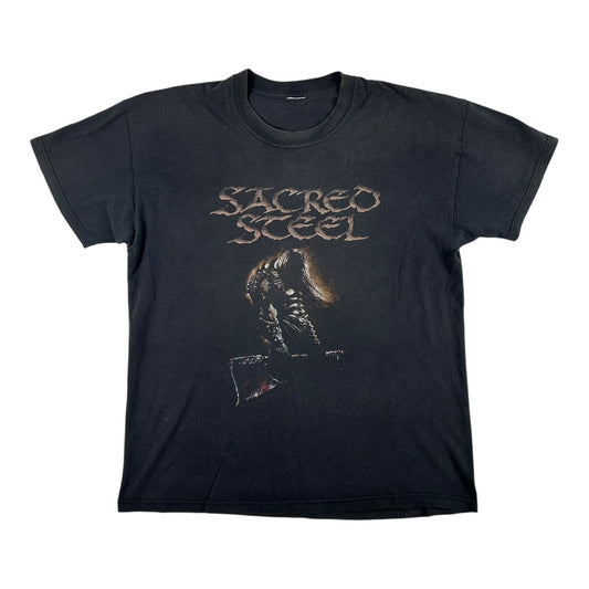 Vintage 2002 Sacred Steel Crush the Holy, Save the Damned Shirt