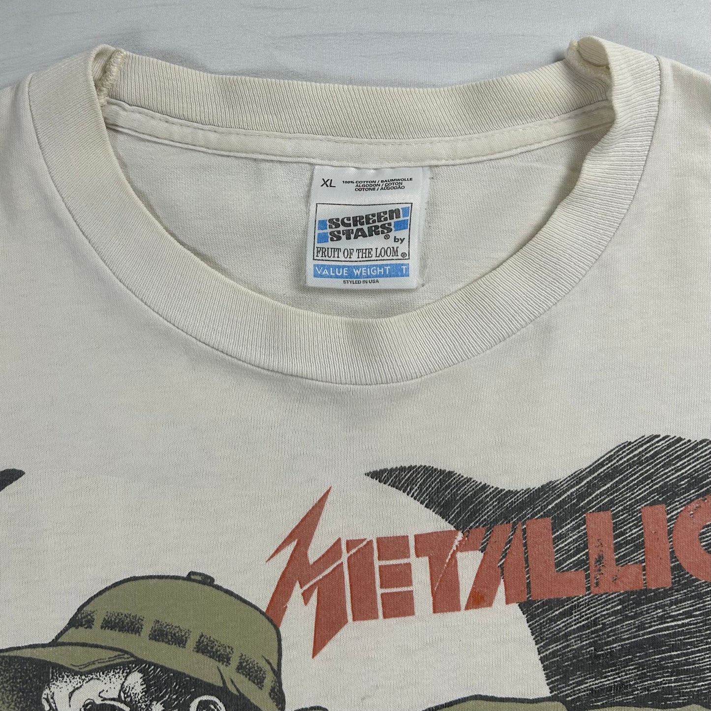 1994 METALLICA PUSHEAD T-SHIRT - XL