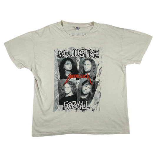 Metallica AND JUSTICE FOR ALL T-Shirt 1988
