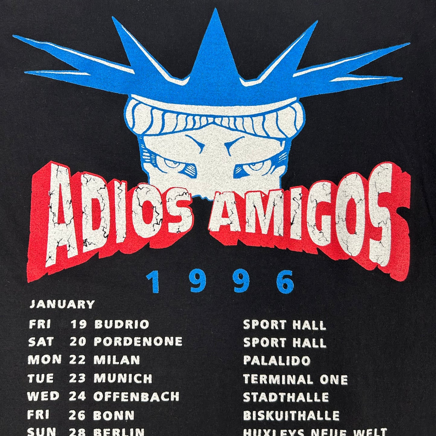 Vintage 1996 Ramones Adios Amigos Tour Shirt