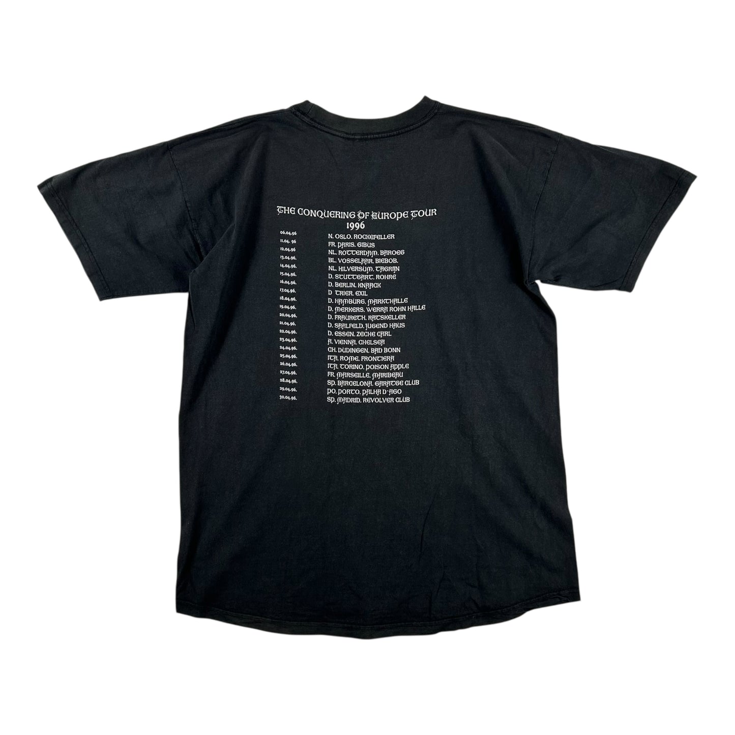 Vintage 1996 Satyricon Europe tour Shirt