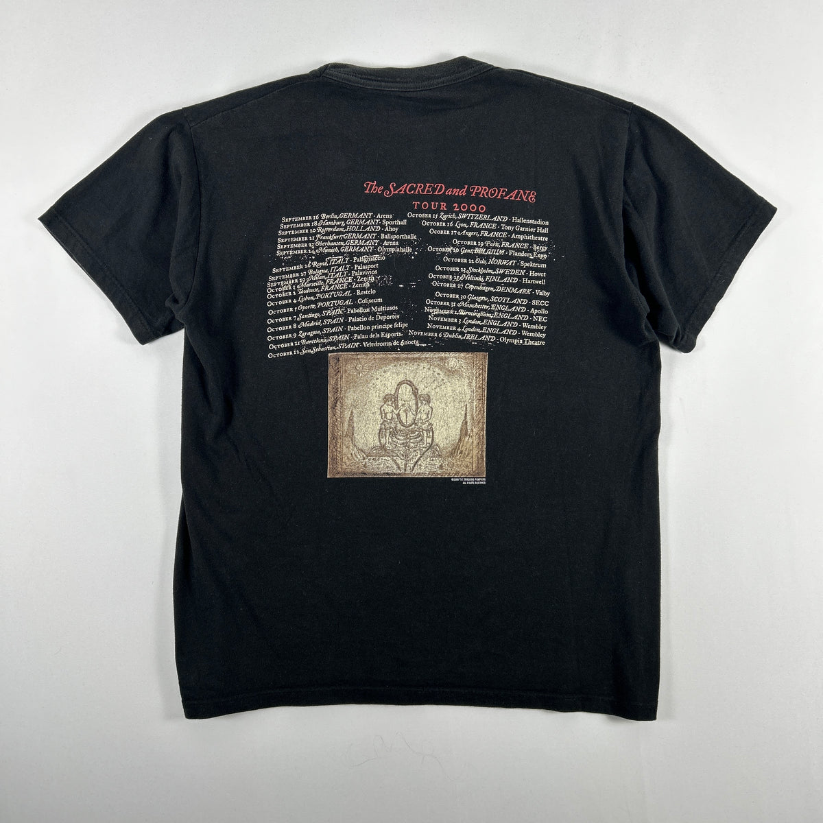 2000 The Smashing Pumpkins Sacred and Profane Tour T-Shirt