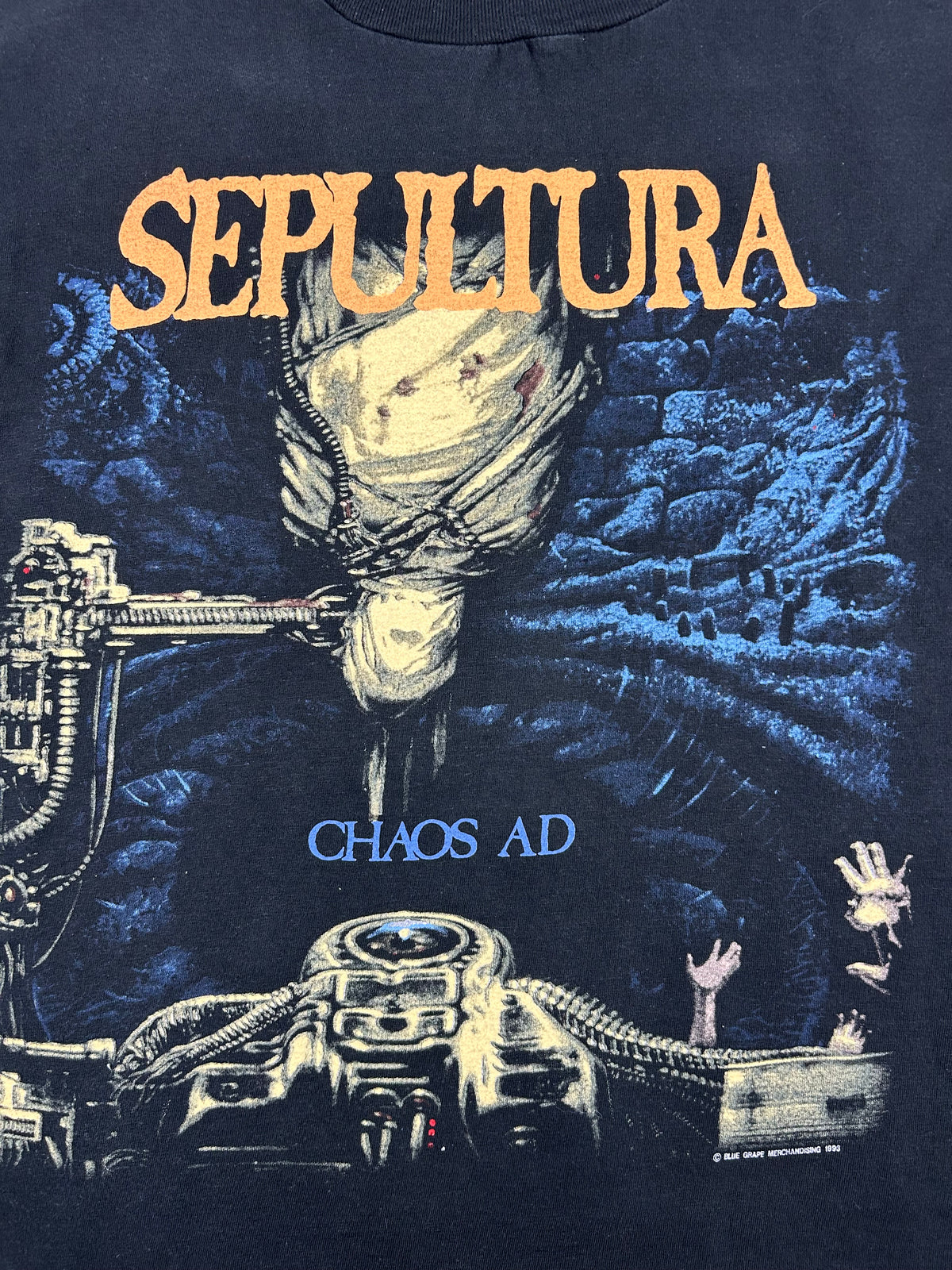1993 Sepultura Chaos AD Deutschland T-shirt