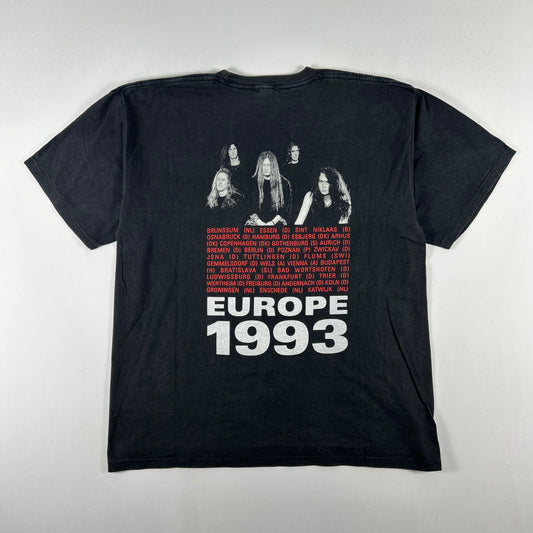 1993 Benediction European Tour T-Shirt