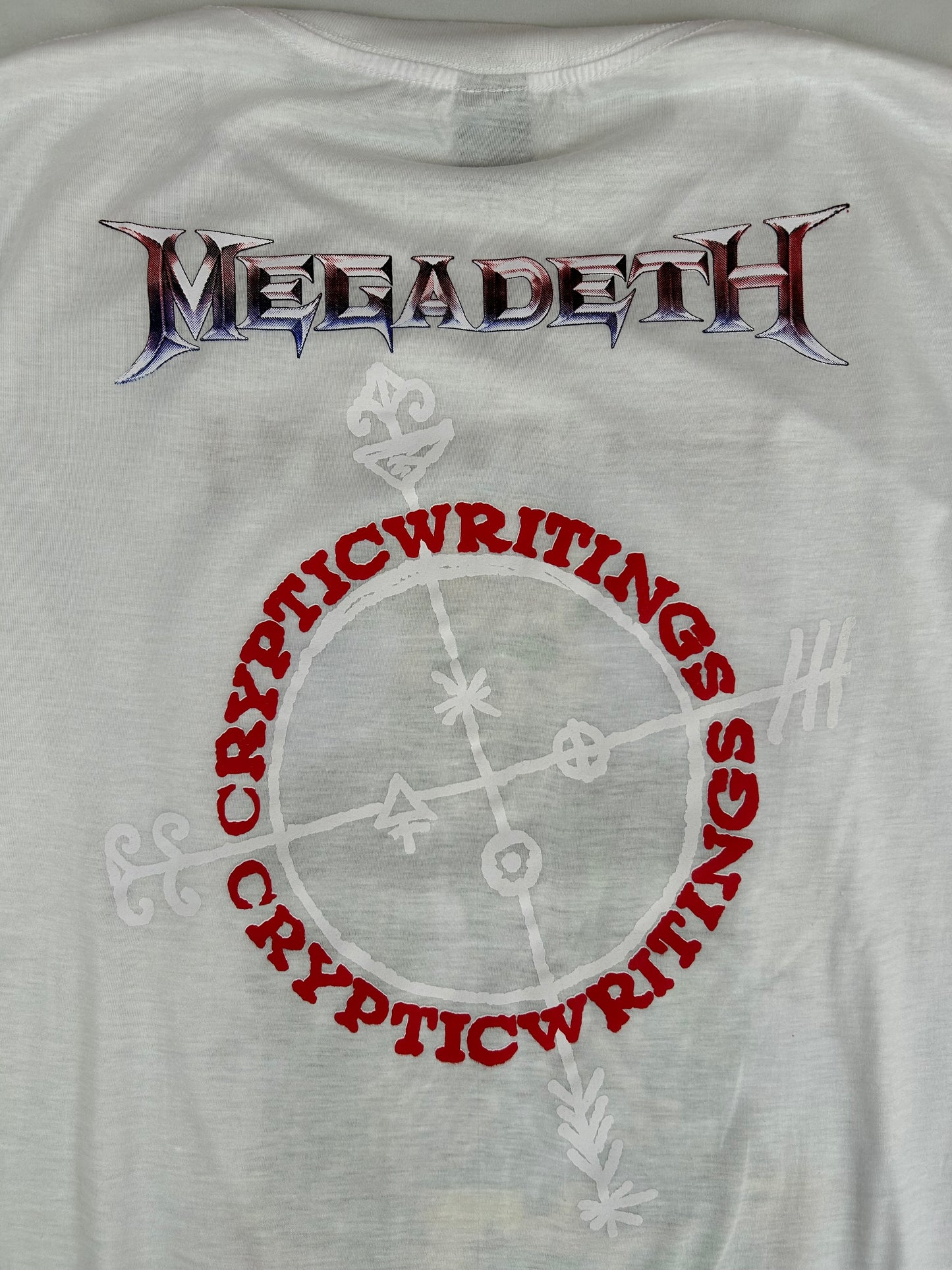MEGADETH 90S CRYPTIC WRITINGS TEE - XL