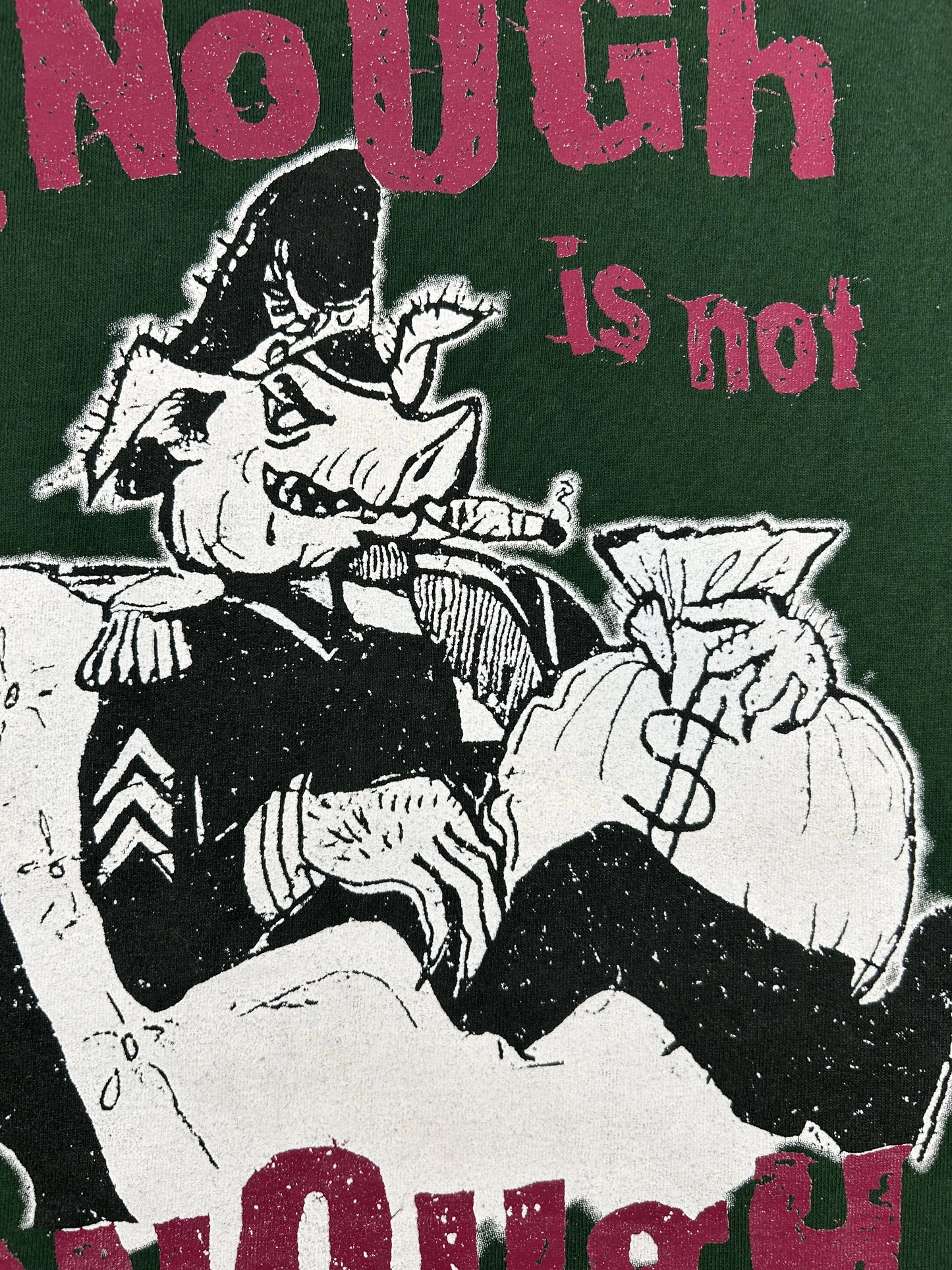 Vintage 1997 Fury in the Slaughterhouse enough is not enough T-Shirt