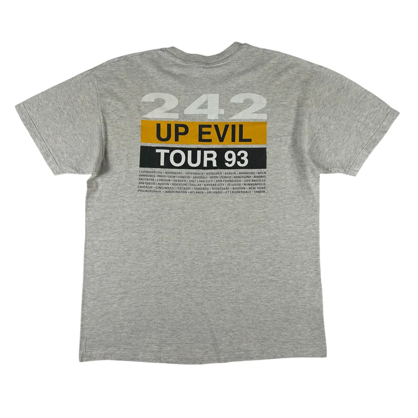 1993 Front 242 UP EVIL Tour T-Shirt